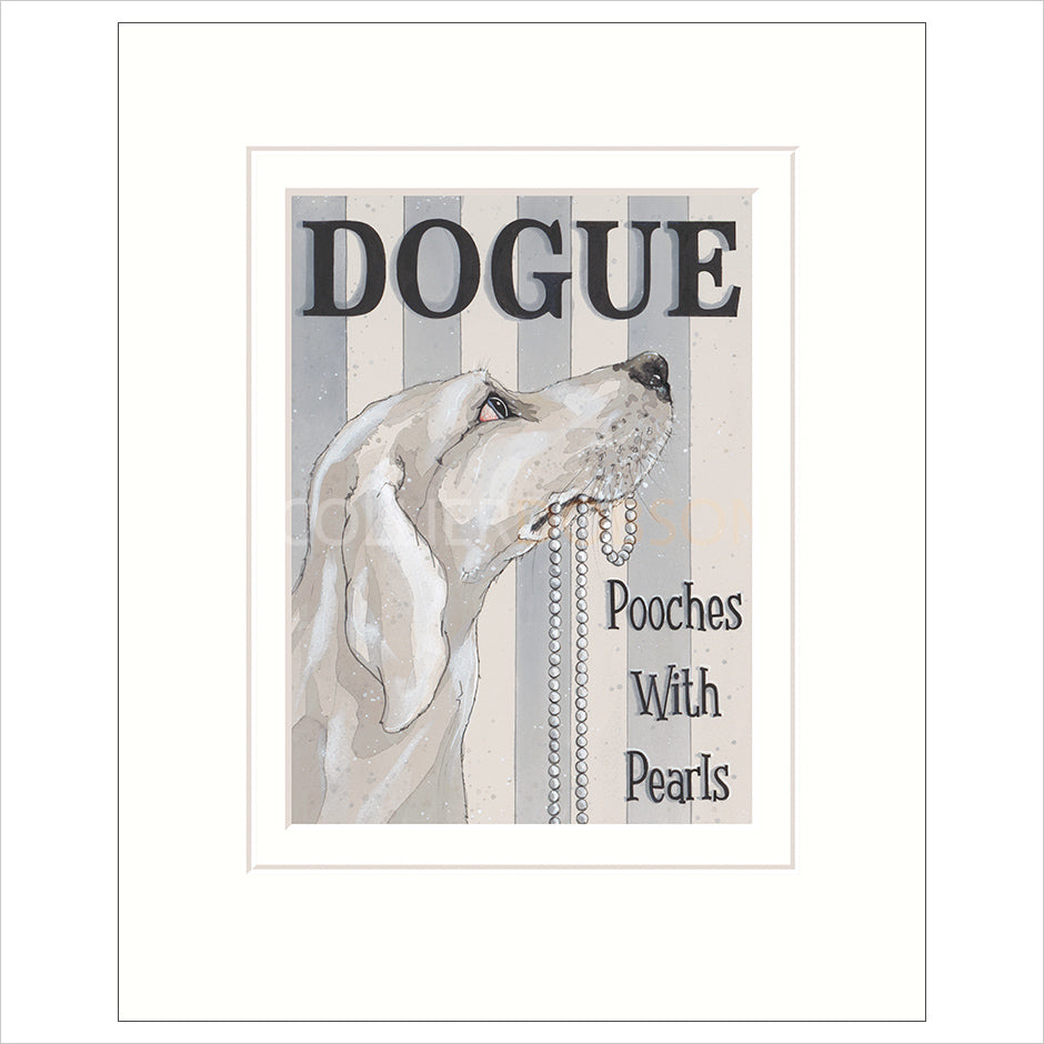Pooches with Pearls by Bev Davies