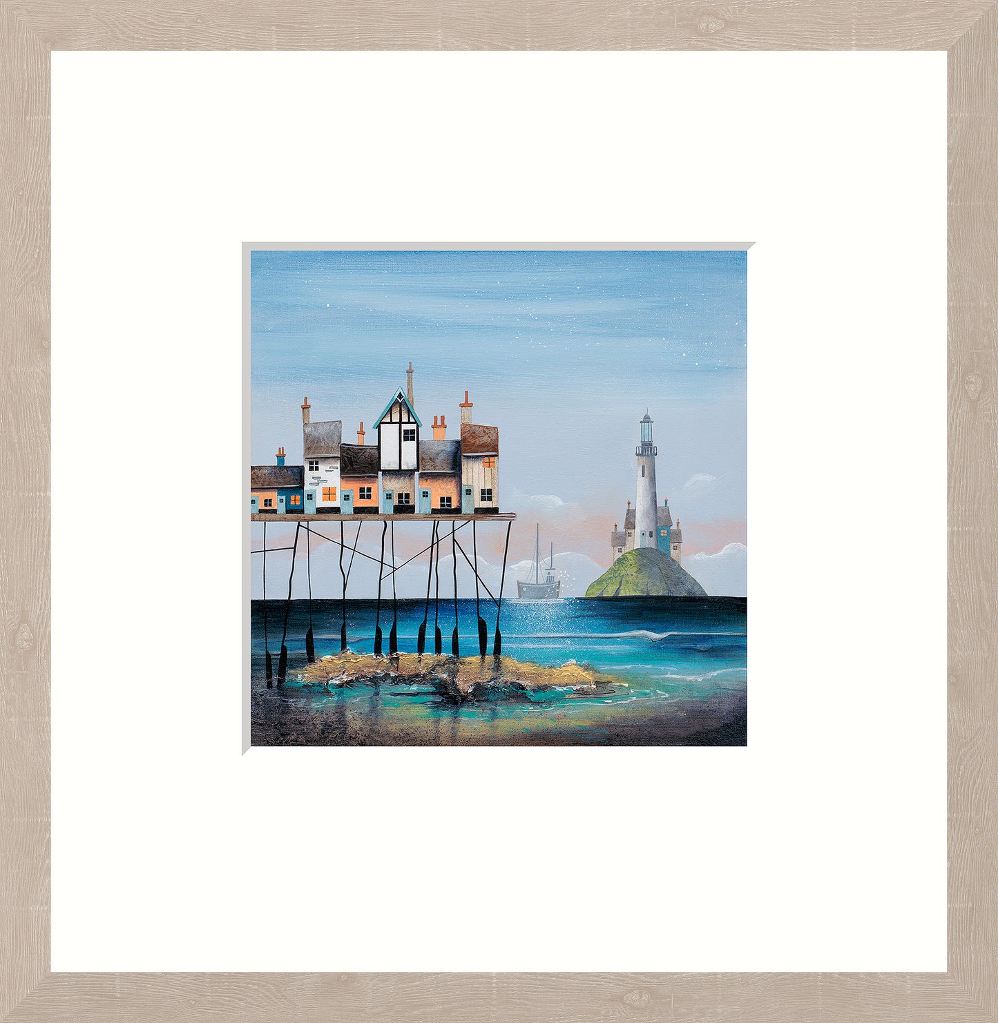 Gary Walton Low Tide III limited edition art print framed