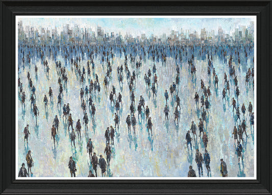 Julia Whitehead Limited edition framed art print Moody Blue