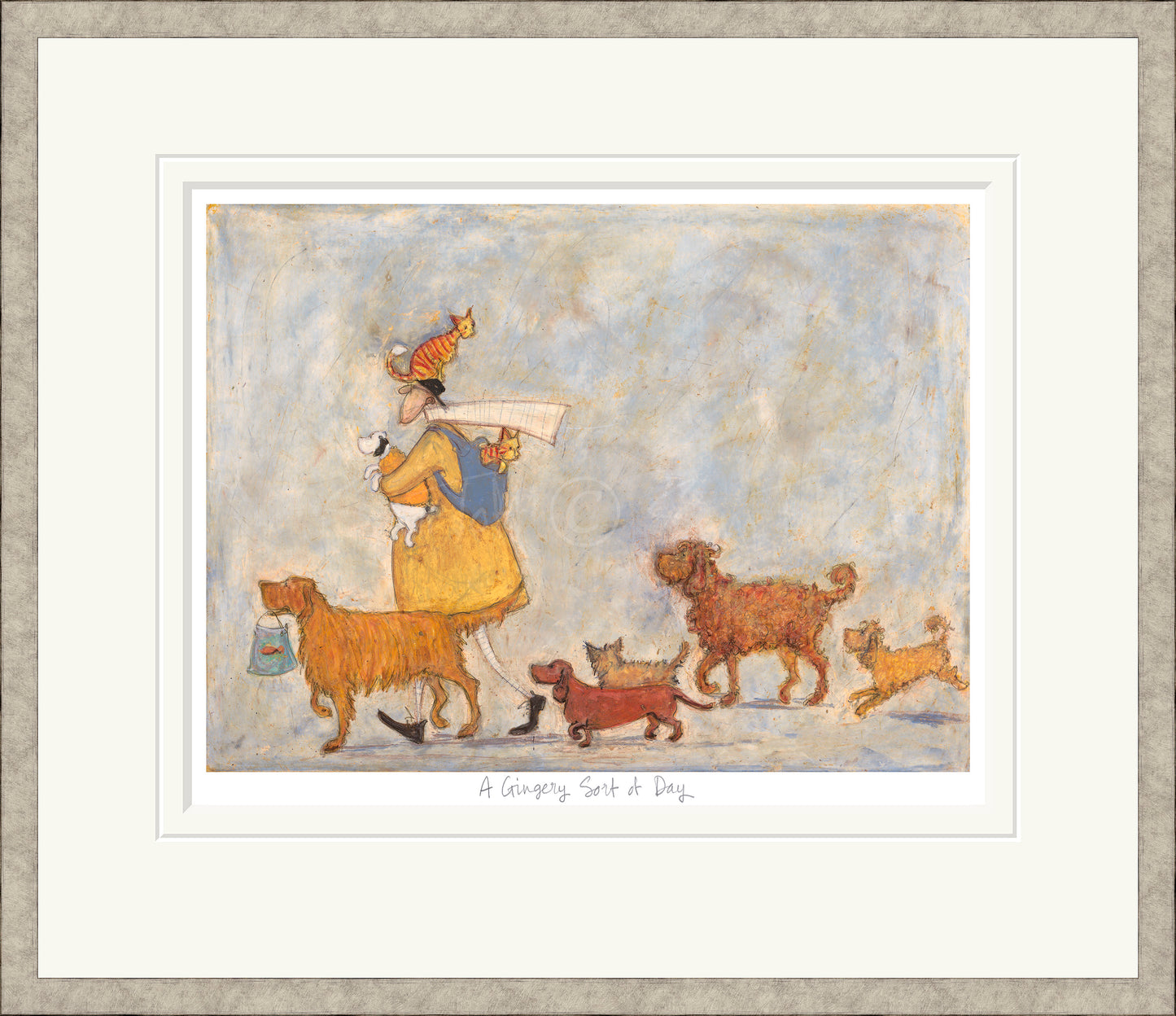 Sam Toft a gingery sort of day framed