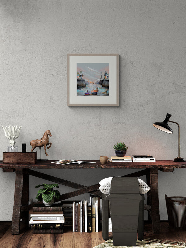 Gary Walton Twilight Limited edition art in room