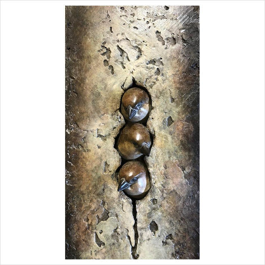 Sparrow Plaque by Adam Binder