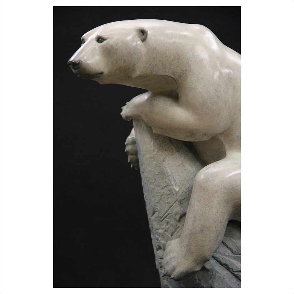 Adrift - bronze sculpture