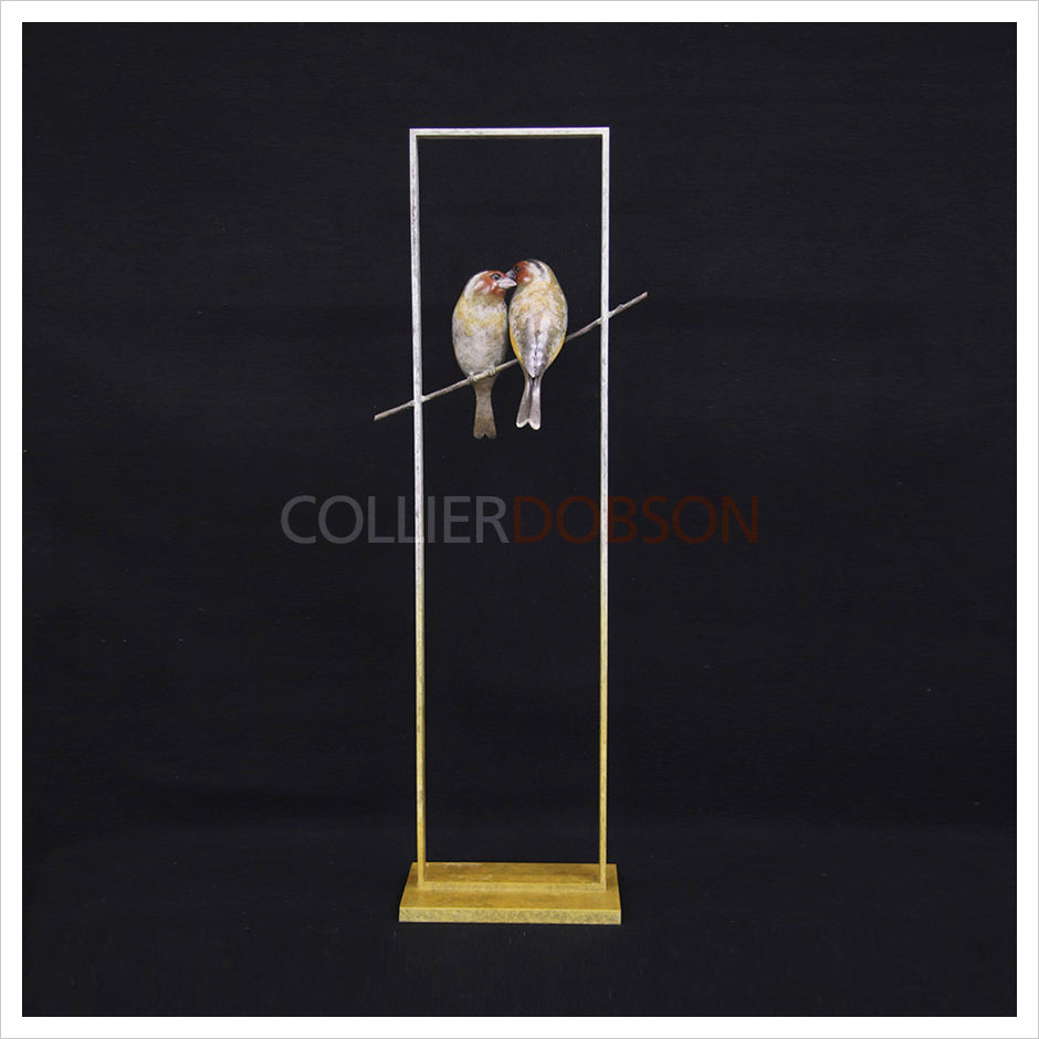 Goldfinches in a Frame by Adam Binder