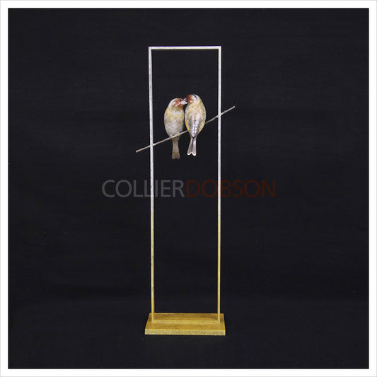 Goldfinches in a Frame by Adam Binder