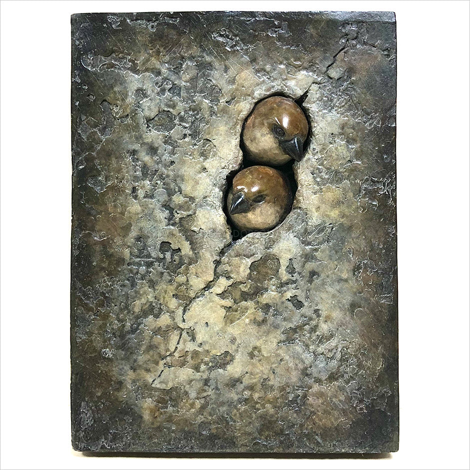 Small Sparrow Plaque by Adam Binder