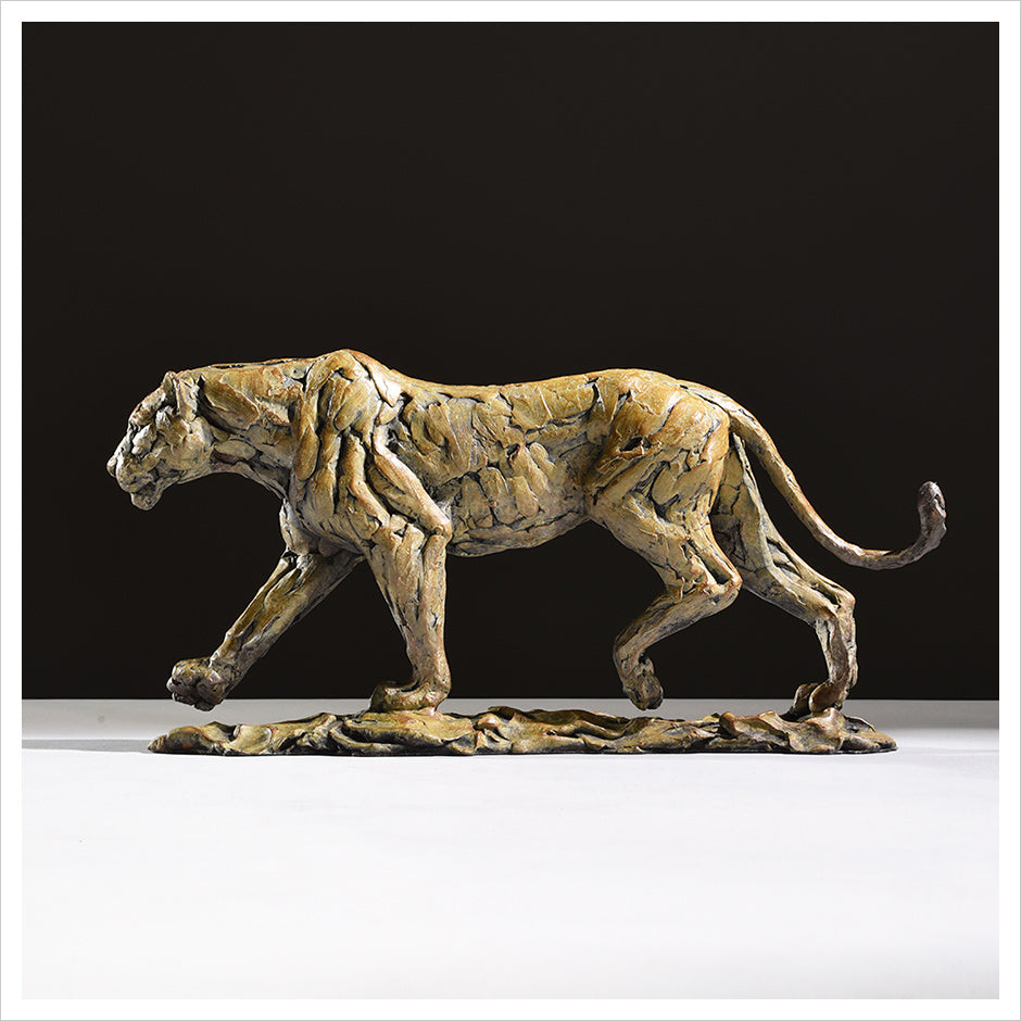 Lioness Walking by Hamish Mackie