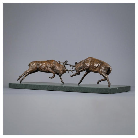 Fighting Stags by Jenna Gearing