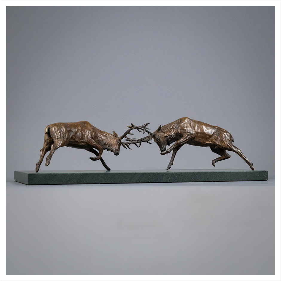 Fighting Stags by Jenna Gearing