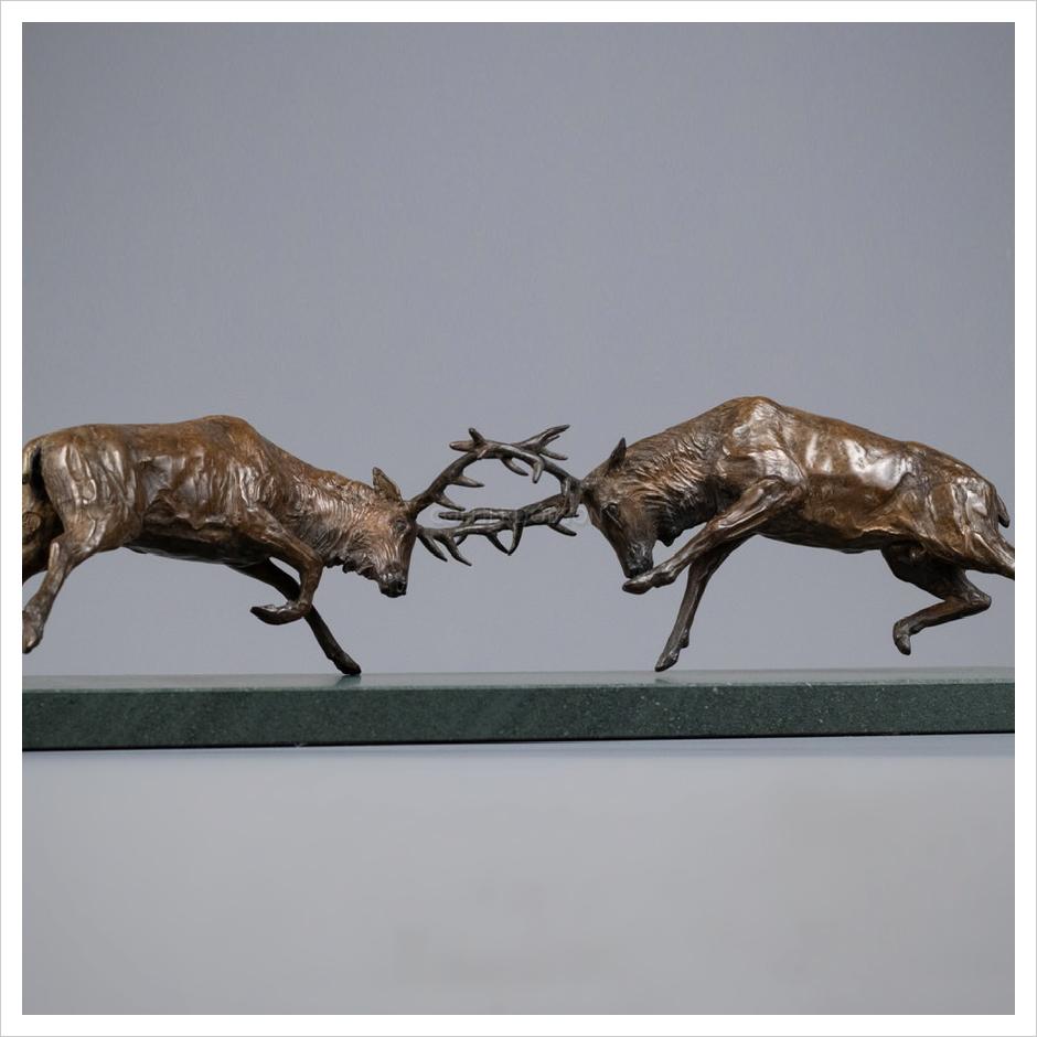 Fighting Stags by Jenna Gearing