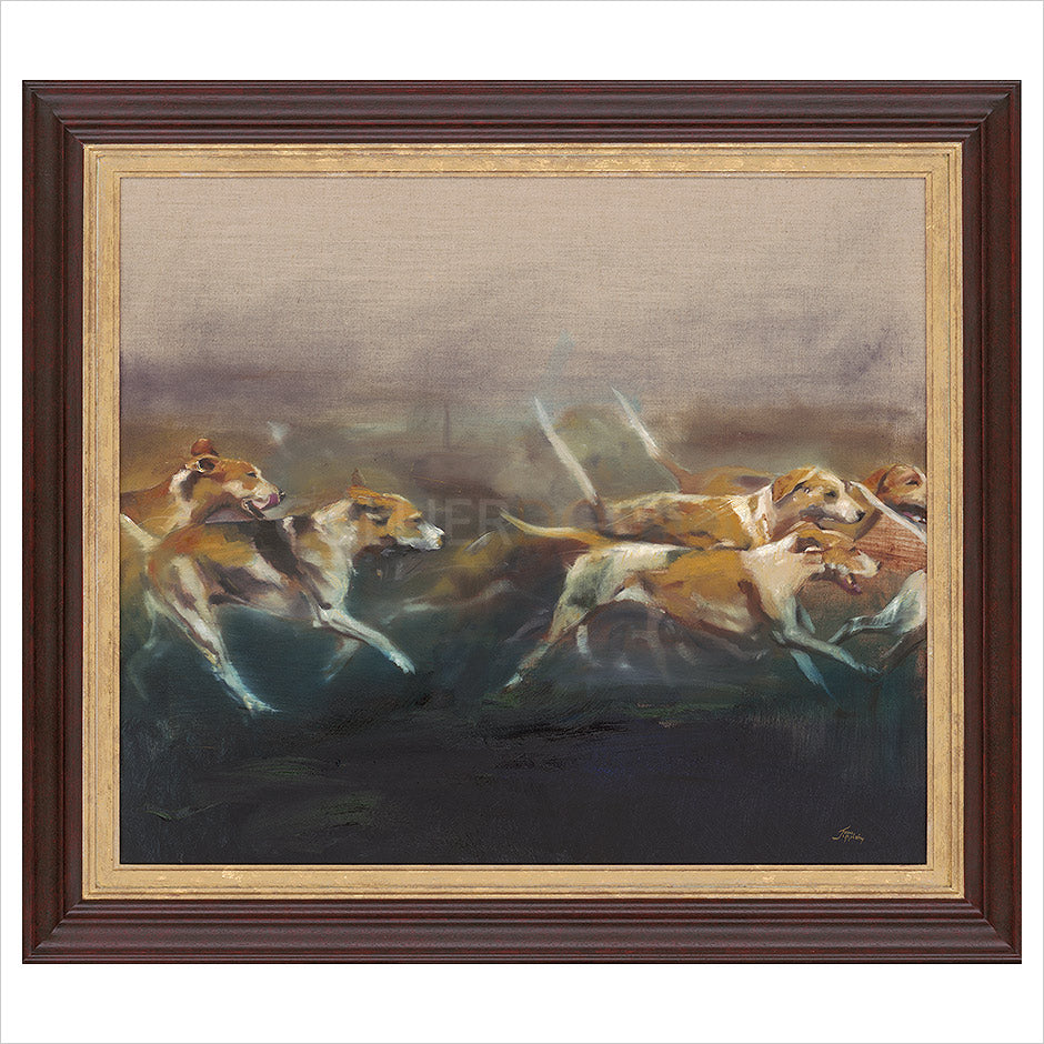 Hounds Running by Josie Appleby