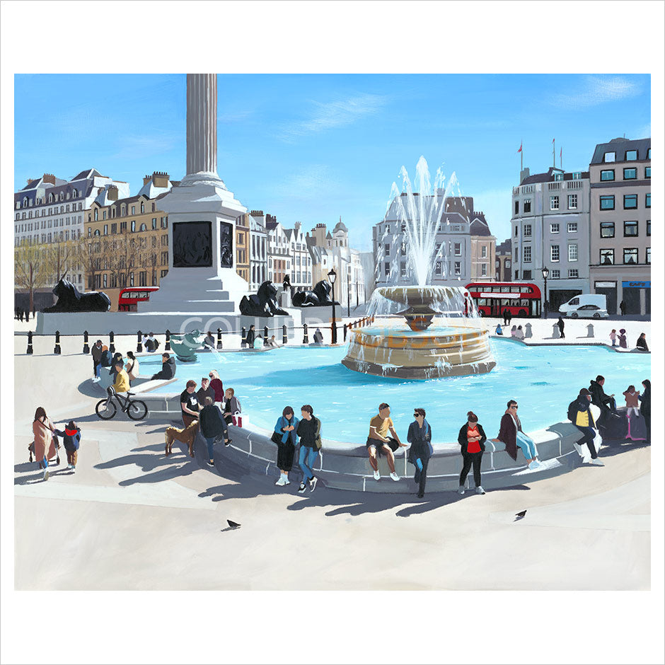 Trafalgar Square II by Jo Quigley