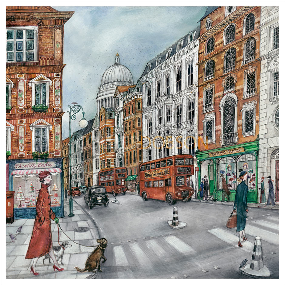 Glimpse of St Paul's by Joe Ramm