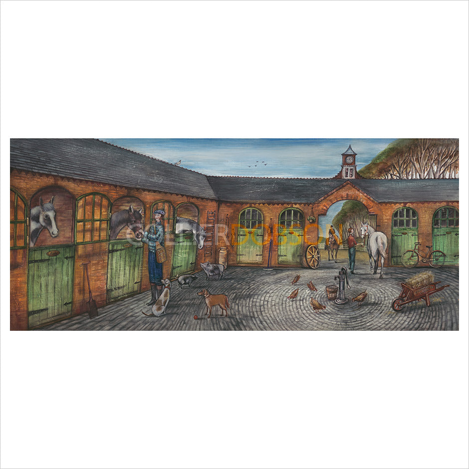 Stable Courtyard by Joe Ramm