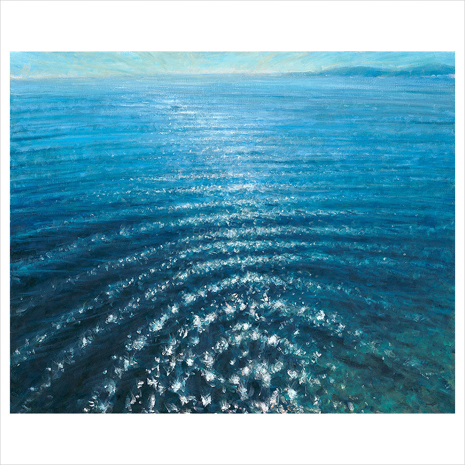 View Towards Cap Ferrat by Justin Tew