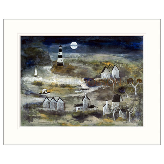 Moonlit Lighthouse