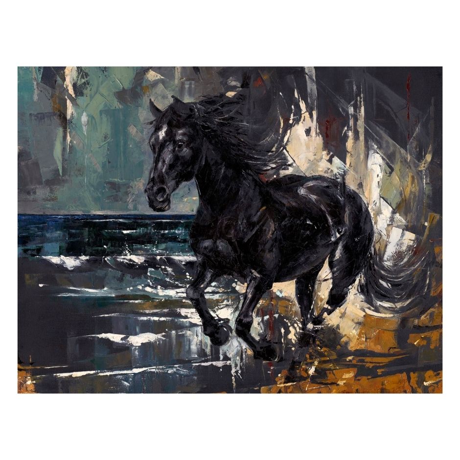 Anthony Dobson Original Oil Painting | Galloping Home