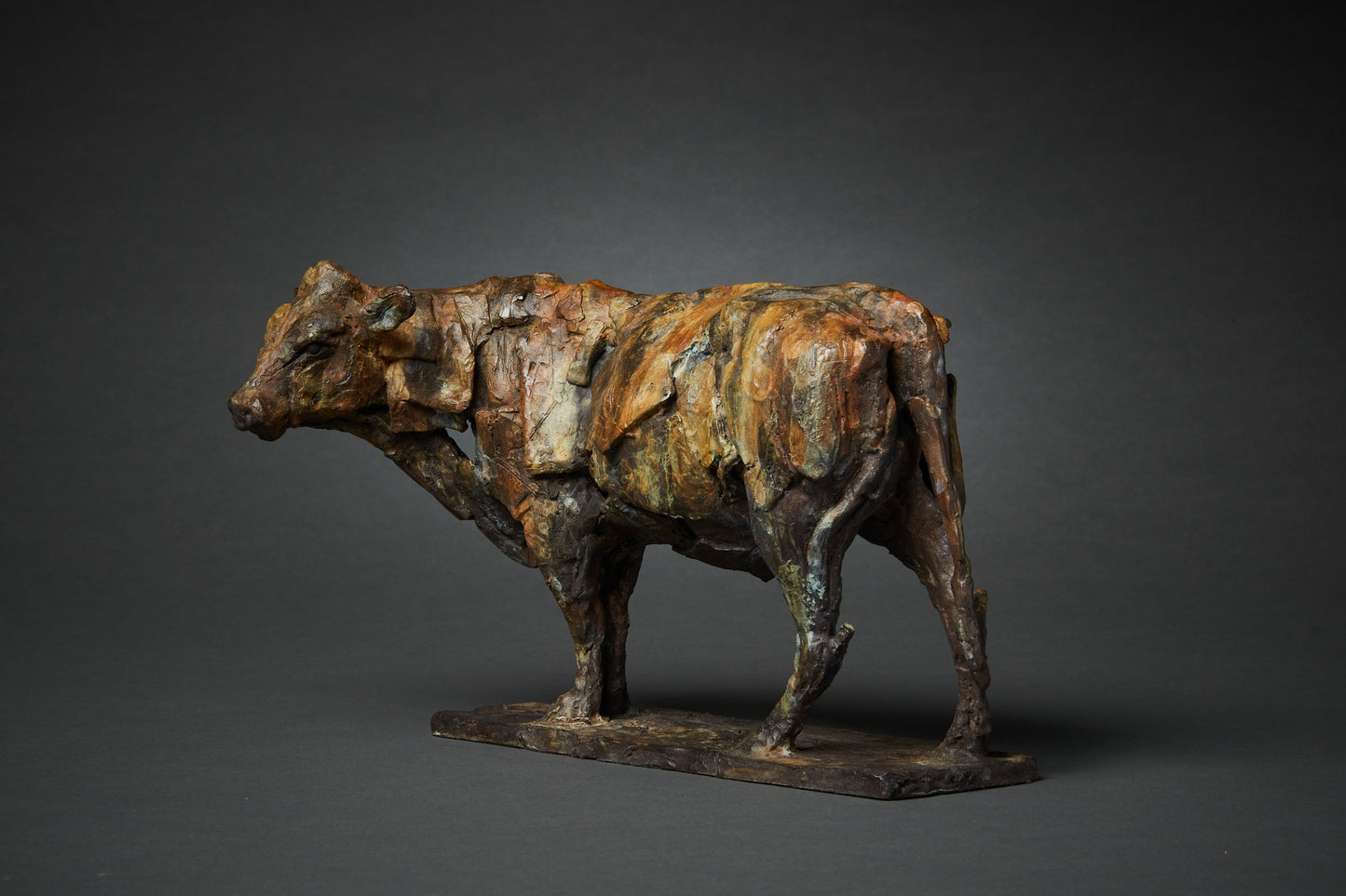 Fred Gordon bronze sculputre Cow
