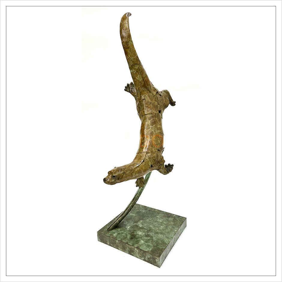 Diving Otter by Fred Gordon