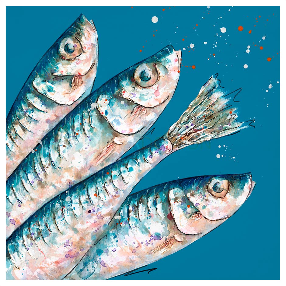 Four Sardines by Giles Ward