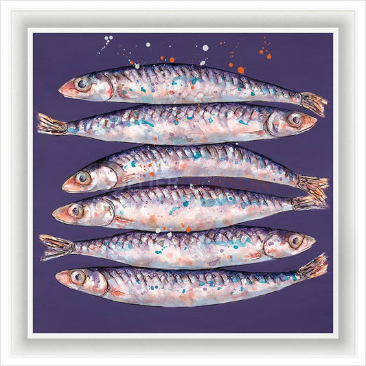 Six Anchovies by Giles Ward