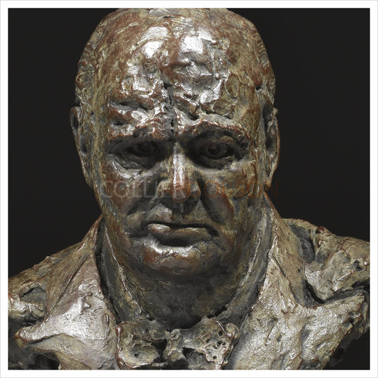 Sir Winston Churchill Scaled Down 2023 by Hamish Mackie