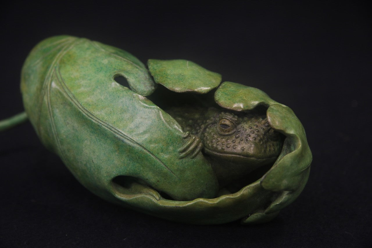 Adam Binder sculpture bronze toad