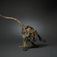 Fred Gordon running Macaque monkey bronze sculpture