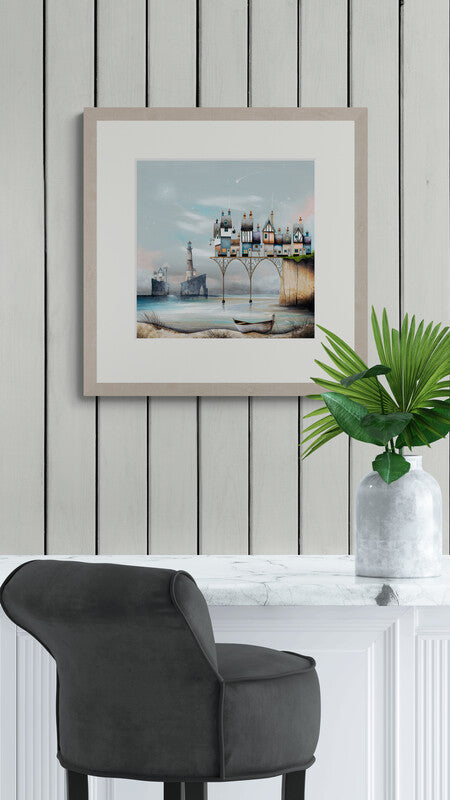 Gary Walton art print in room setting
