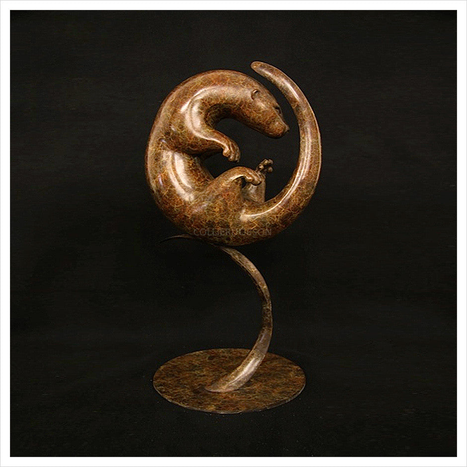 Circling Otter by Adam Binder