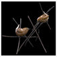 Two Wrens on Twigs by Adam Binder
