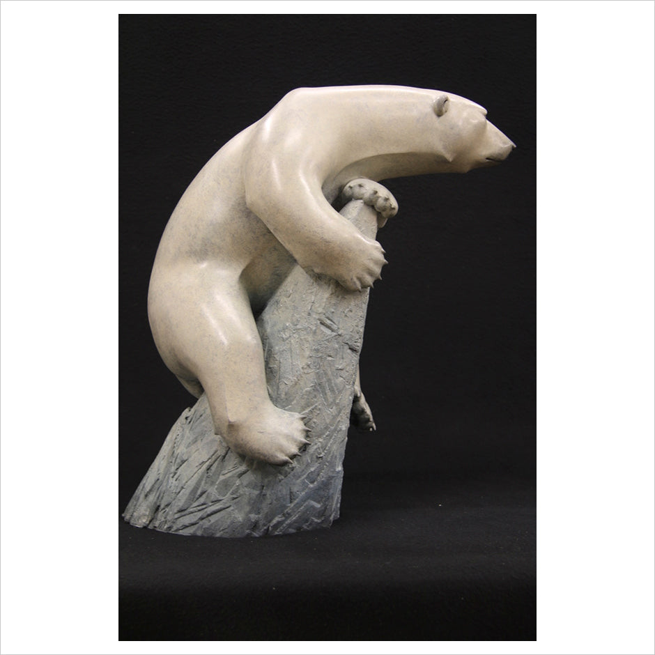 Adrift - bronze sculpture