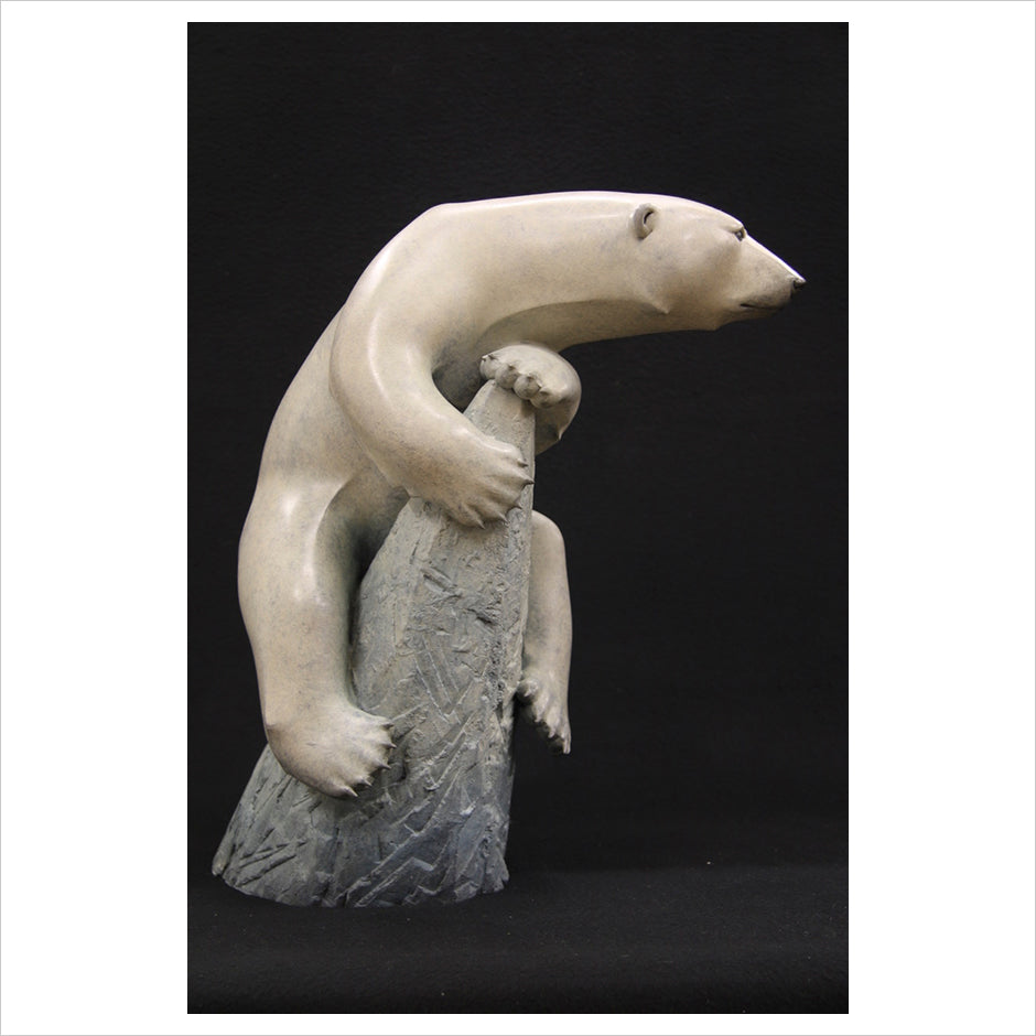 Adrift - bronze sculpture