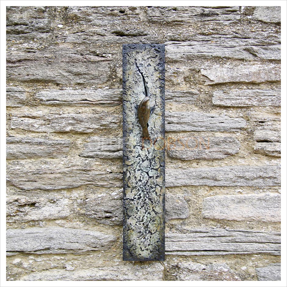Tree Creeper Plaque by Adam Binder
