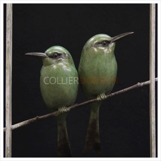 Bee Eaters in a Frame by Adam Binder