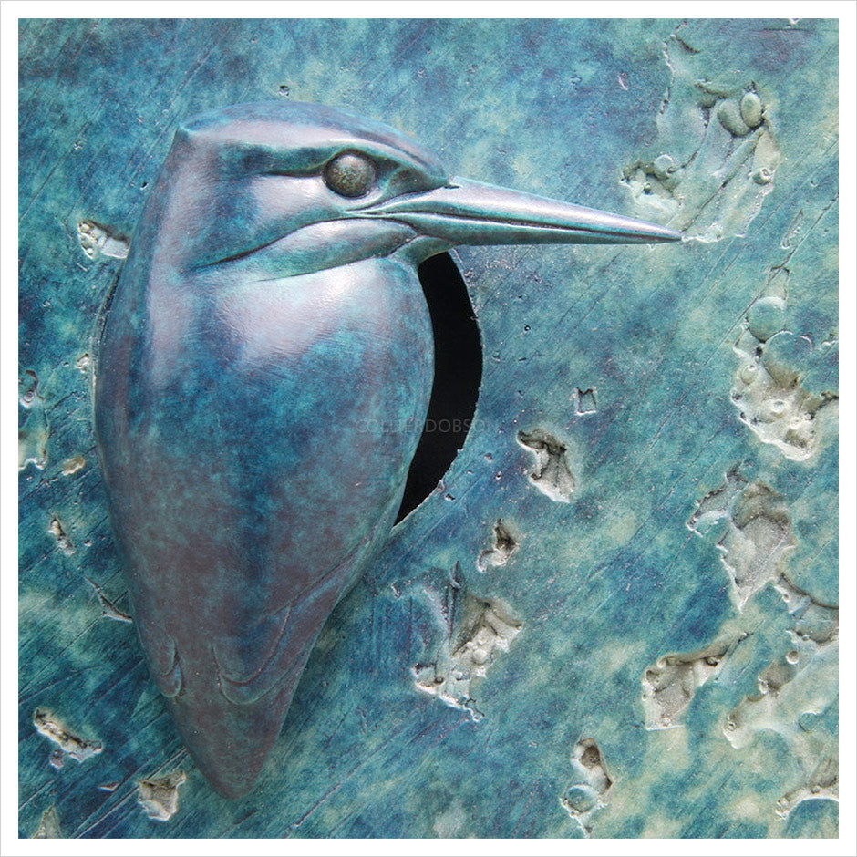 Kingfisher Plaque by Adam Binder