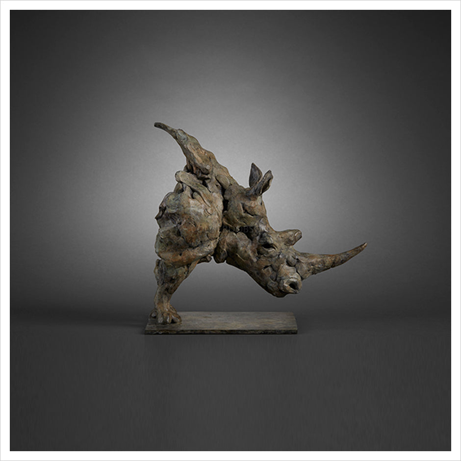 White Rhino Study by Fred Gordon
