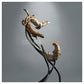 Diving Otters by Fred Gordon