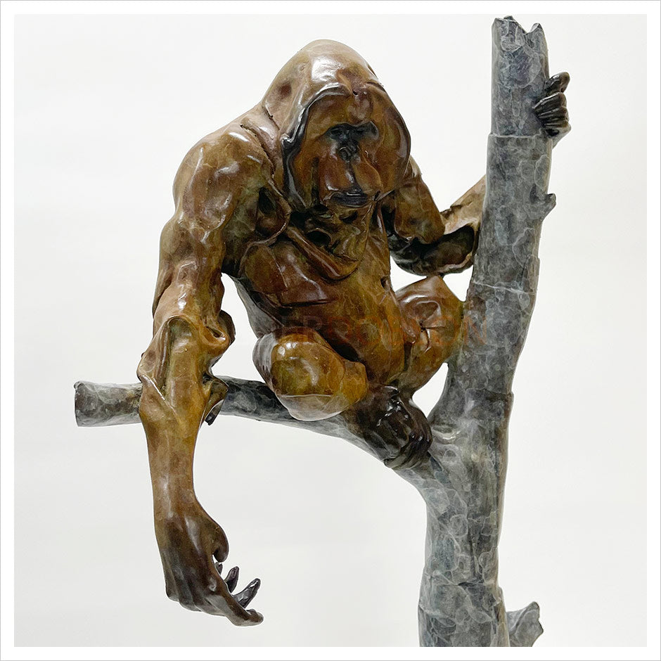 Borneo Orangutan Maquette by Fred Gordon