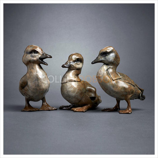 Duckling with Seated Duckling and Quacking Duckling by Fred Gordon