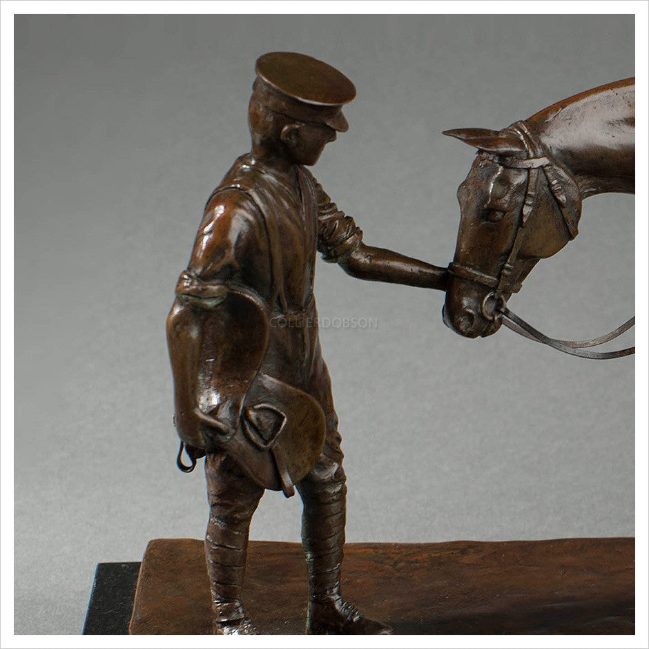 Soldier and Horse by Geoge Bingham