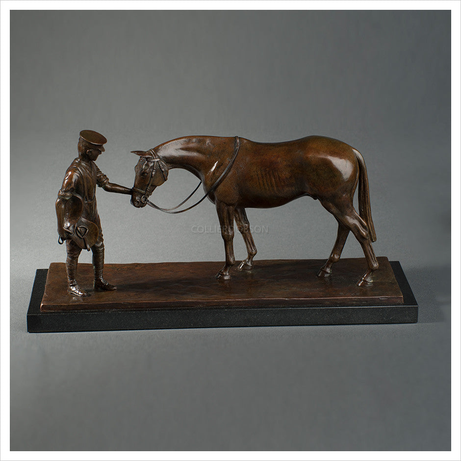 Soldier and Horse by Geoge Bingham