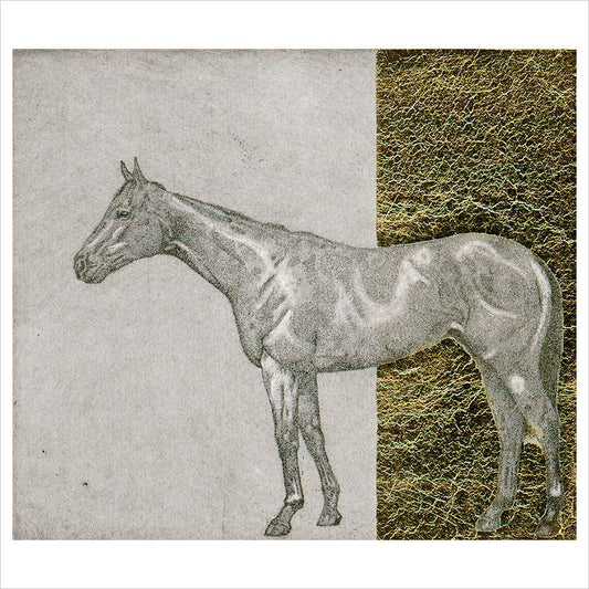 Little Horse Study - Gold by Guy Allen