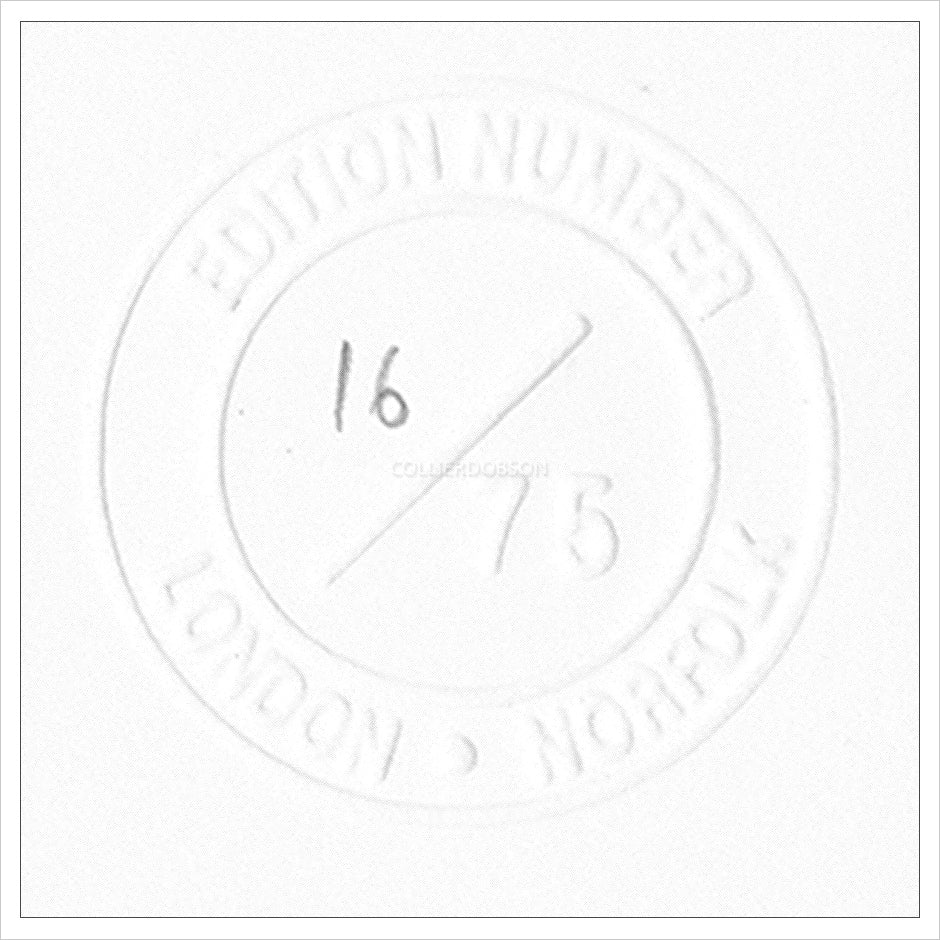 Golden Beetle Study by Guy Allen - Example of Embossed Number