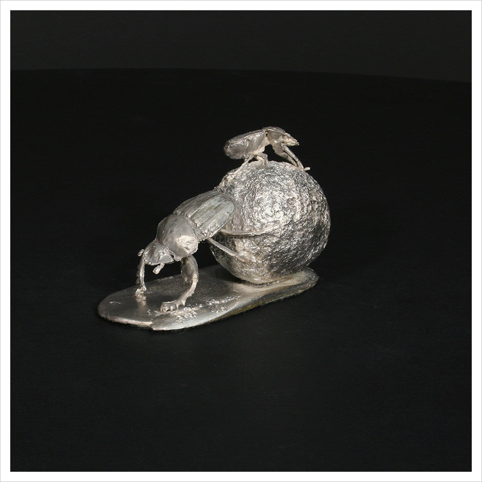 Dung Beetle - Hallmarked Silver by Hamish Mackie