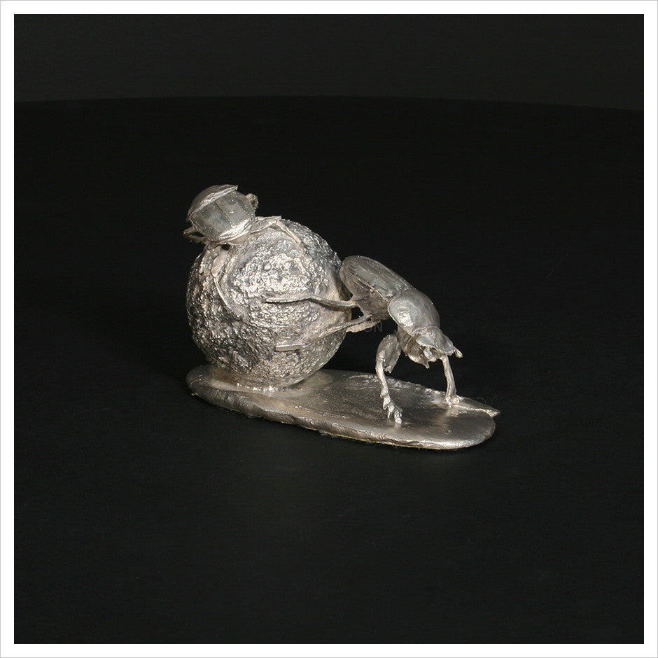 Dung Beetle - Hallmarked Silver by Hamish Mackie
