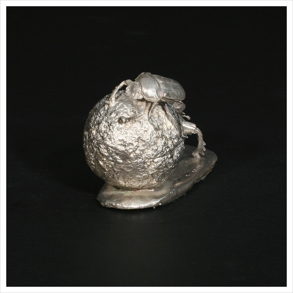 Dung Beetle - Hallmarked Silver by Hamish Mackie