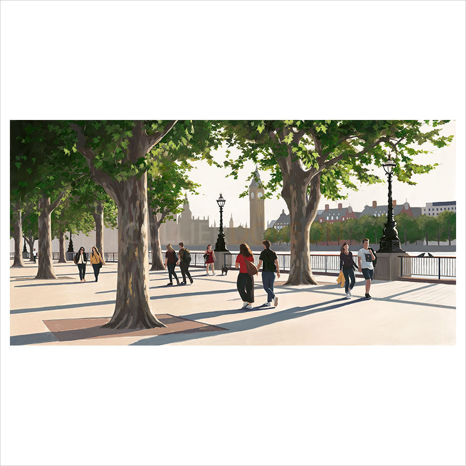 September Afternoon, South Bank by Jo Quigley