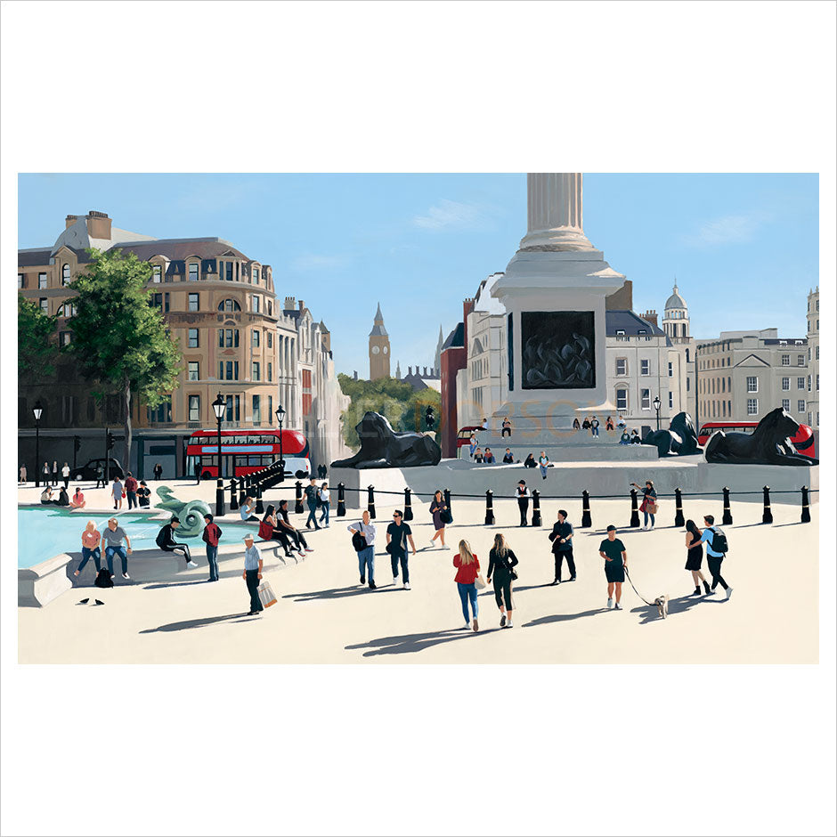 Late Summer Trafalgar Square II by Jo Quigley