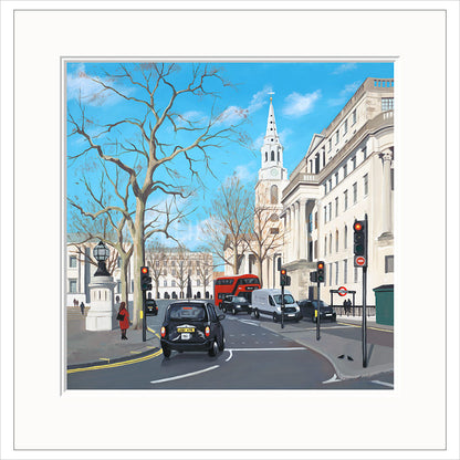 Winter's Day, St. Martin-in-the-fields by Jo Quigley